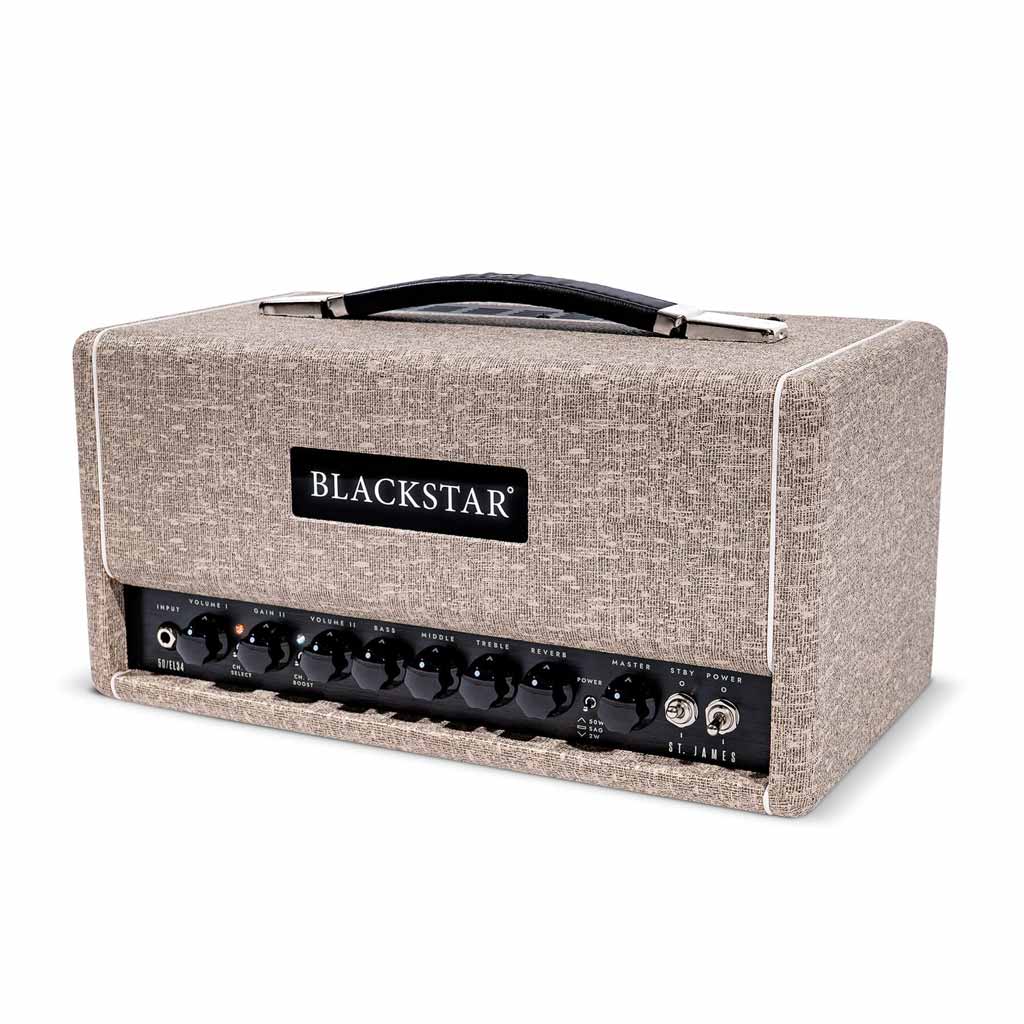 Blackstar St. James 50 Watt EL34 Equipped Electric Guitar Amp Head