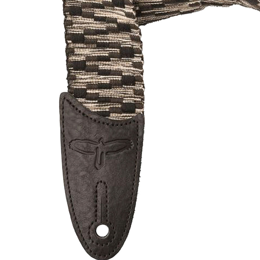 PRS Guitars 2" Woven Cotton Guitar Strap in Black and Gray