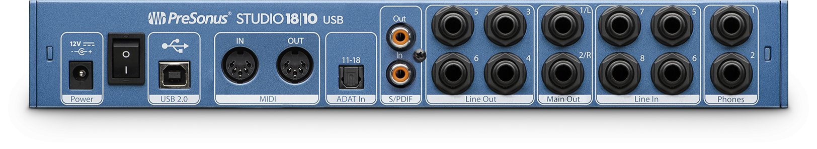 PreSonus Studio1810 18x6, 192 kHz Recording Interface
