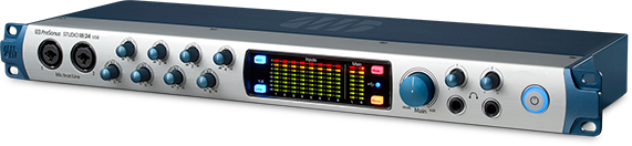 PreSonus Studio1824 18x8, 192 kHz, 24-bit Recording Interface