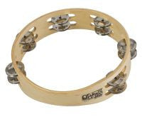 Toca T1090 Player's Wood Tambourine, 9"Double Row