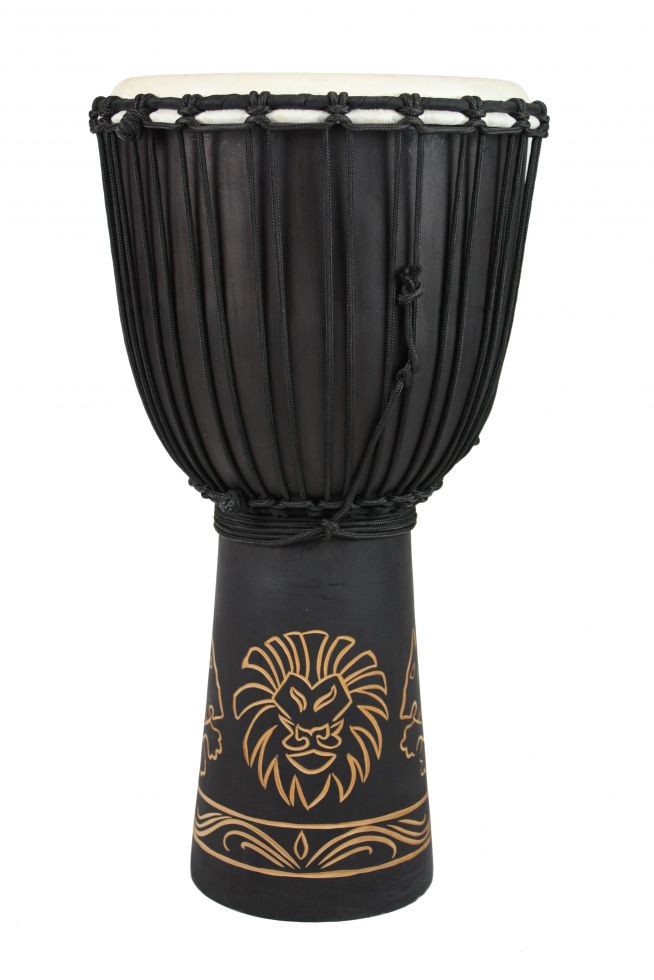 Toca Carved Lion Origins Series 10" Djembe