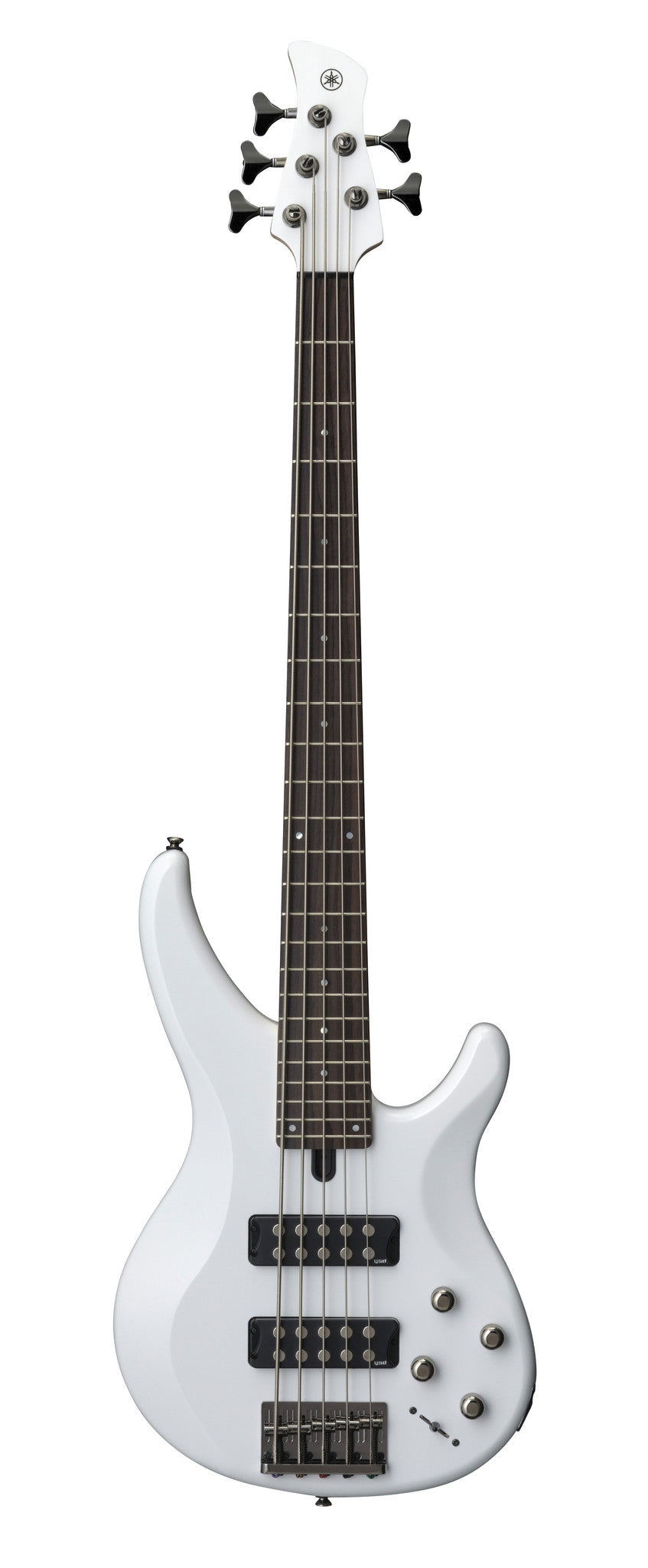 Yamaha TRBX305 5-String Bass Guitar White Yamaha Bass Guitar  