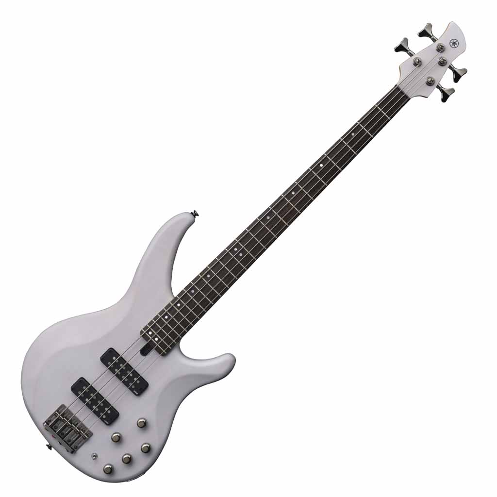 Yamaha TRBX504 4-String Bass Guitar in Translucent White