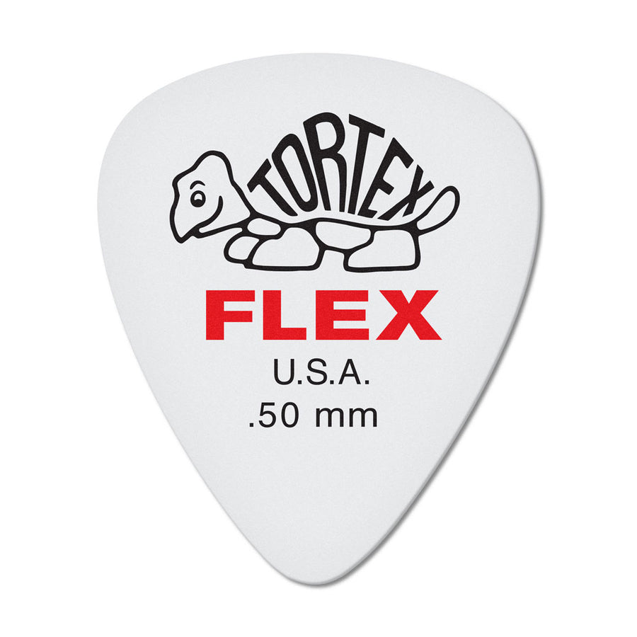 Dunlop Tortex Standard Flex Guitar Picks 12 Pack in .50mm