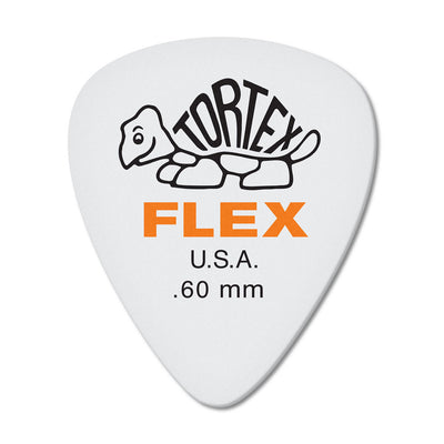 Dunlop Tortex Standard Flex Guitar Picks 12 Pack in .60mm