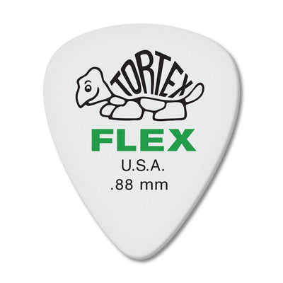 Dunlop Tortex Standard Flex Guitar Picks 12 Pack in .88mm