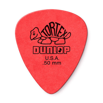 Dunlop Tortex Standard Guitar Picks 12 Pack in .50mm