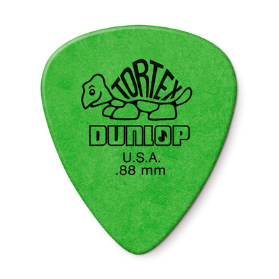 Dunlop Tortex Standard Guitar Picks 12 Pack in .88mm