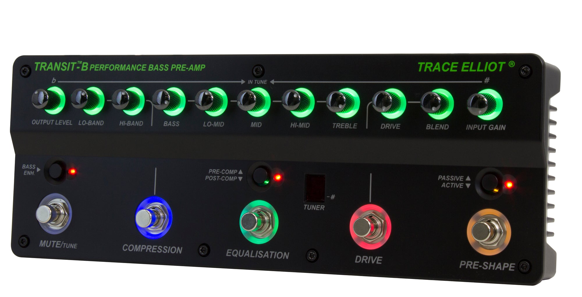 Trace Elliot Transit B Bass Guitar Pre-amp & Effects Pedal