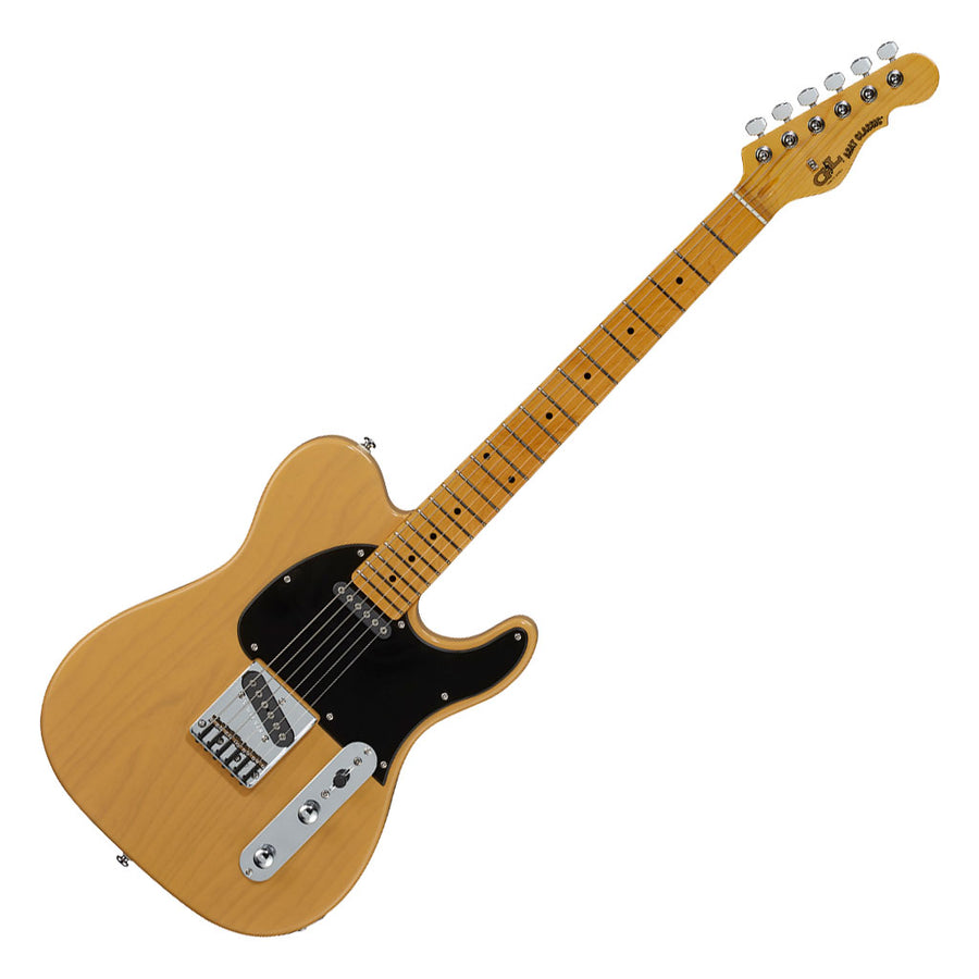 G&L Tribute ASAT Classic Traditional Single-Cutaway Bolt-On Electric Guitar in Butterscotch Blonde