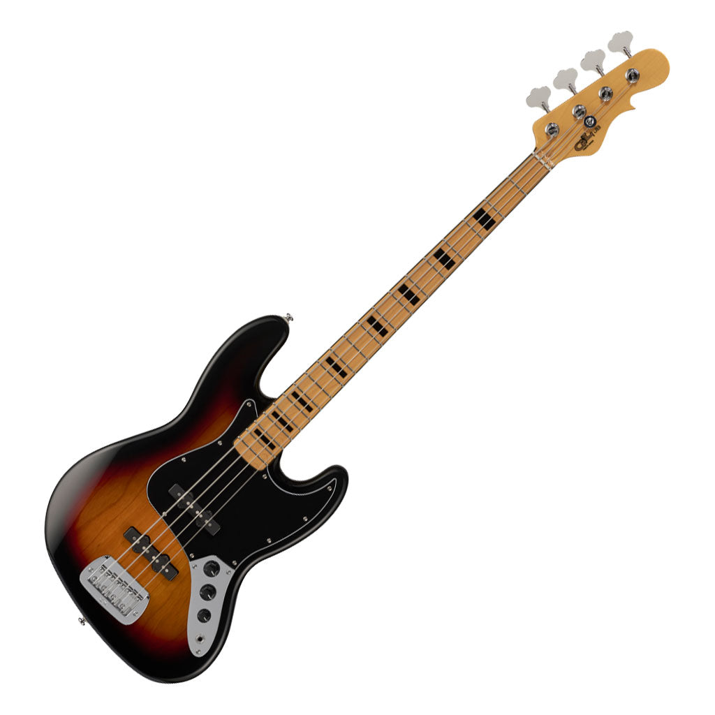 G&L Tribute Series JB 4-String Bass Guitar in 3 Tone Sunburst