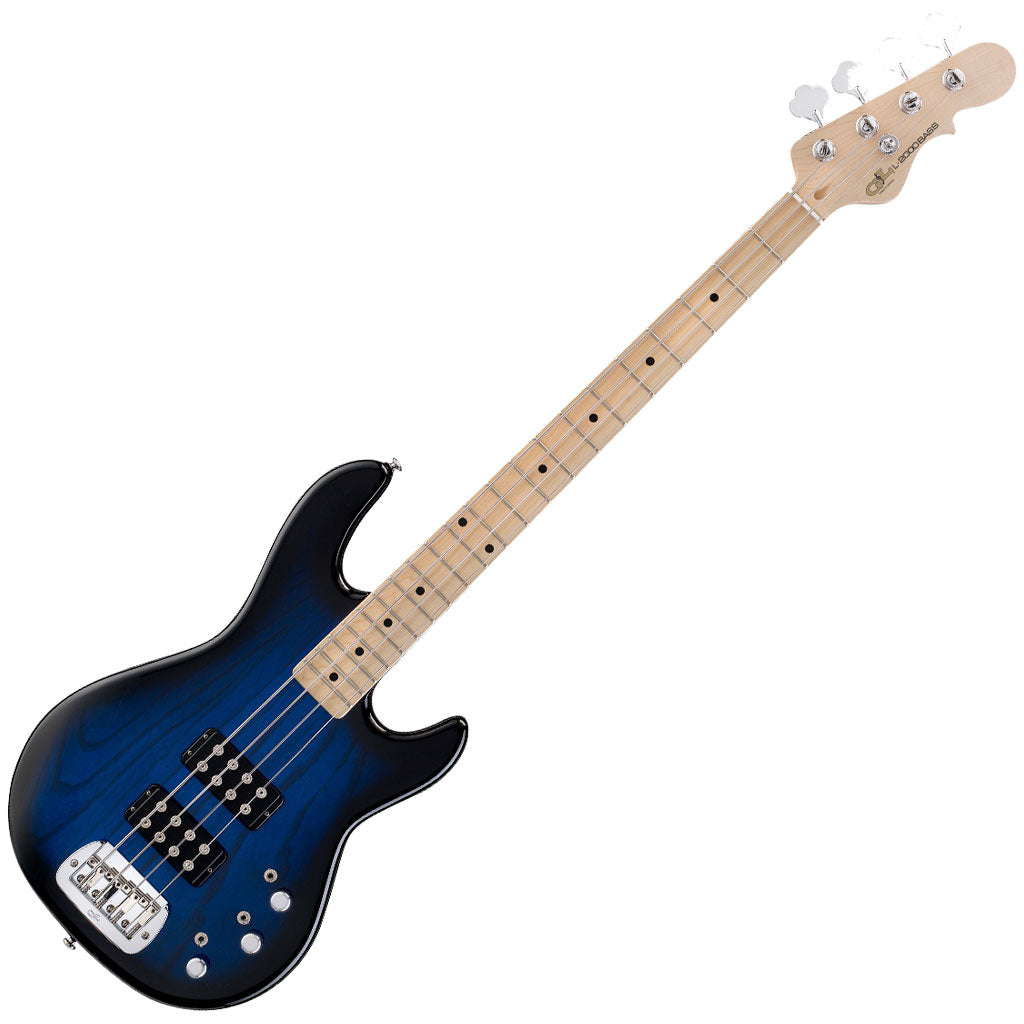G&L Tribute Series L-2000 4 String Bass Guitar in Blueburst