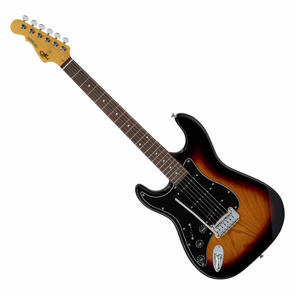 G&L Tribute Series Legacy 'Lefty' Electric Guitar in 3 Tone Sunburst