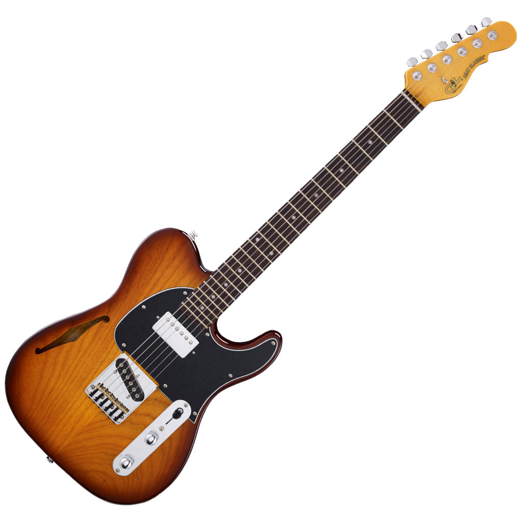 G&L Tribute Series ASAT Classic Bluesboy Semi-Hollow in Tobacco Burst