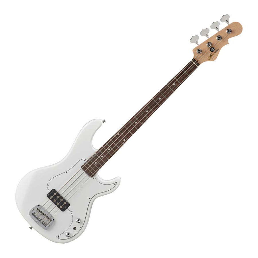 G&L Tribute Series Kiloton 4-String Bass Guitar in Olympic White