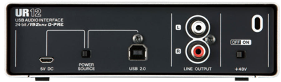 Steinberg UR12 2x2 USB 2.0 Audio Interface w/1x D-PRE and 192 kHz Support