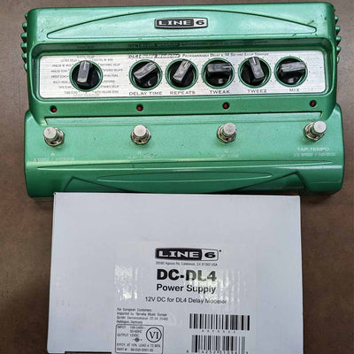 Used Line 6 DL4 Delay Modeler Pedal with Power Supply