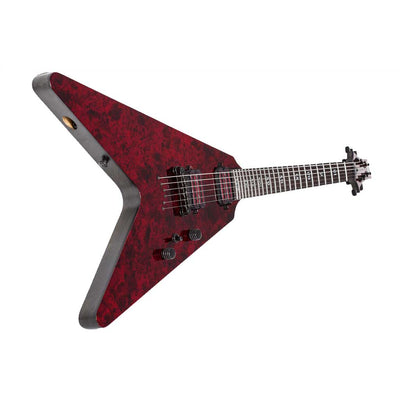 Schecter V-1 Apocalypse Series Electric Guitar in Red Reign