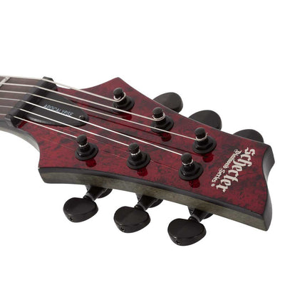 Schecter V-1 Apocalypse Series Electric Guitar in Red Reign