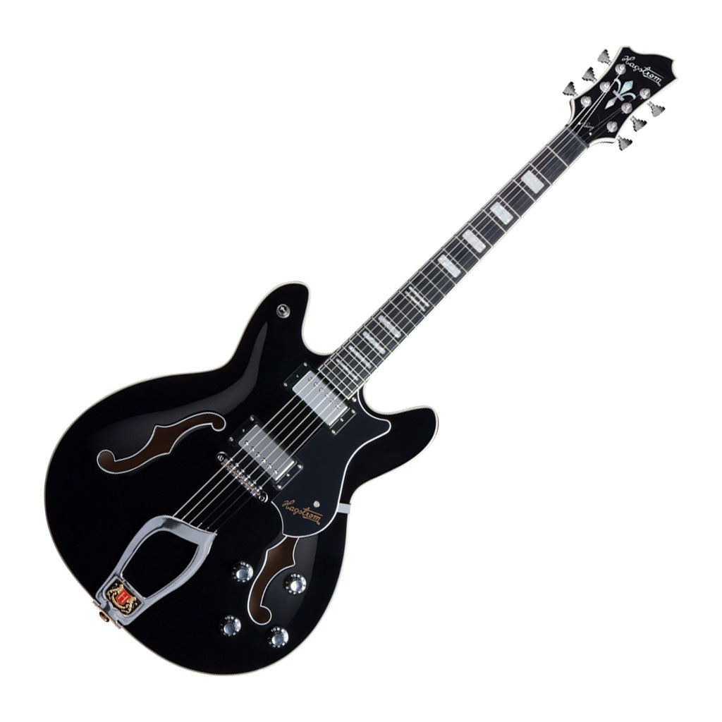 Hagstrom Viking Series Hollowbody Electric Guitar - Black