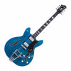 Hagstrom Tremar Viking Deluxe Hollowbody Electric Guitar in Cloudy Seas