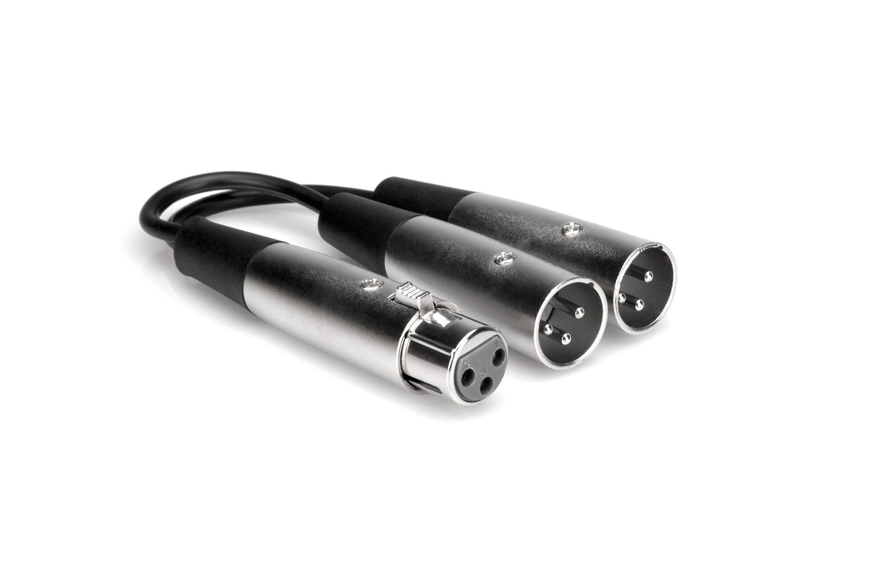 Hosa XLR3F to Dual XLR3m Y Cable YXM-121