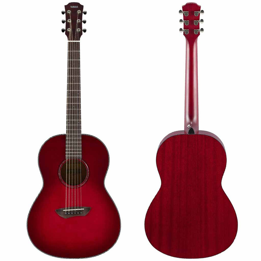 Yamaha CSF1M Parlor Acoustic Guitar - Crimson Red Burst