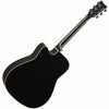 Yamaha FGC-TA TransAcoustic Dreadnought Acoustic Electric Guitar with Cutaway in Black