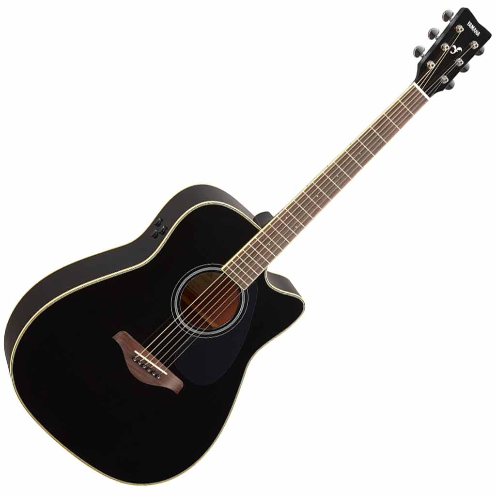 Kayak Guitan ブラック アコースティックギター Yamaha FG-TA TransAcoustic Acoustic-Electric Guitar - Black