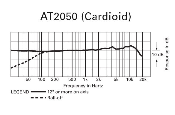 Audio Technica AT2050 Multi-pattern Condenser Microphone