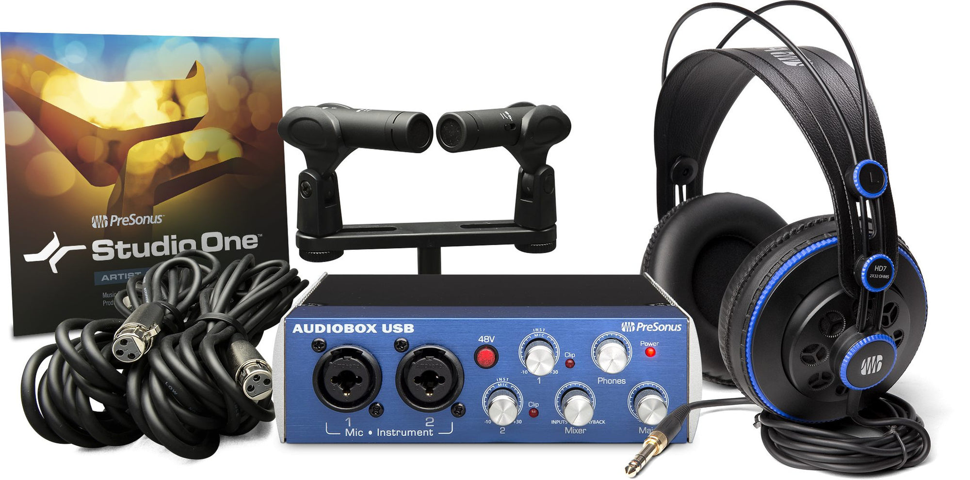 Presonus AudioBox Stereo Recording Bundle