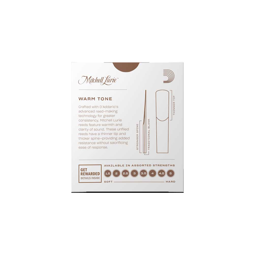 Mitchell Lurie Bb Clarinet Reeds 10-Pack