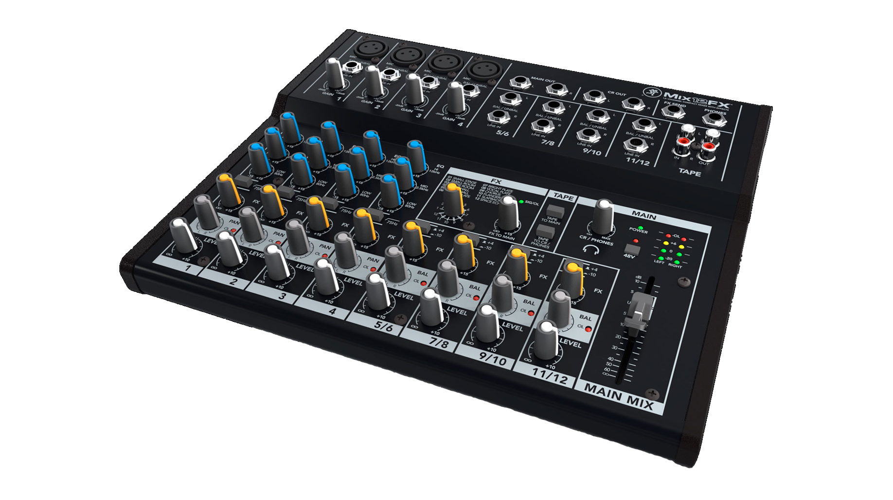 Mackie Mix Series Mix12FX 12-Channel Mixer w/ Built in Effects