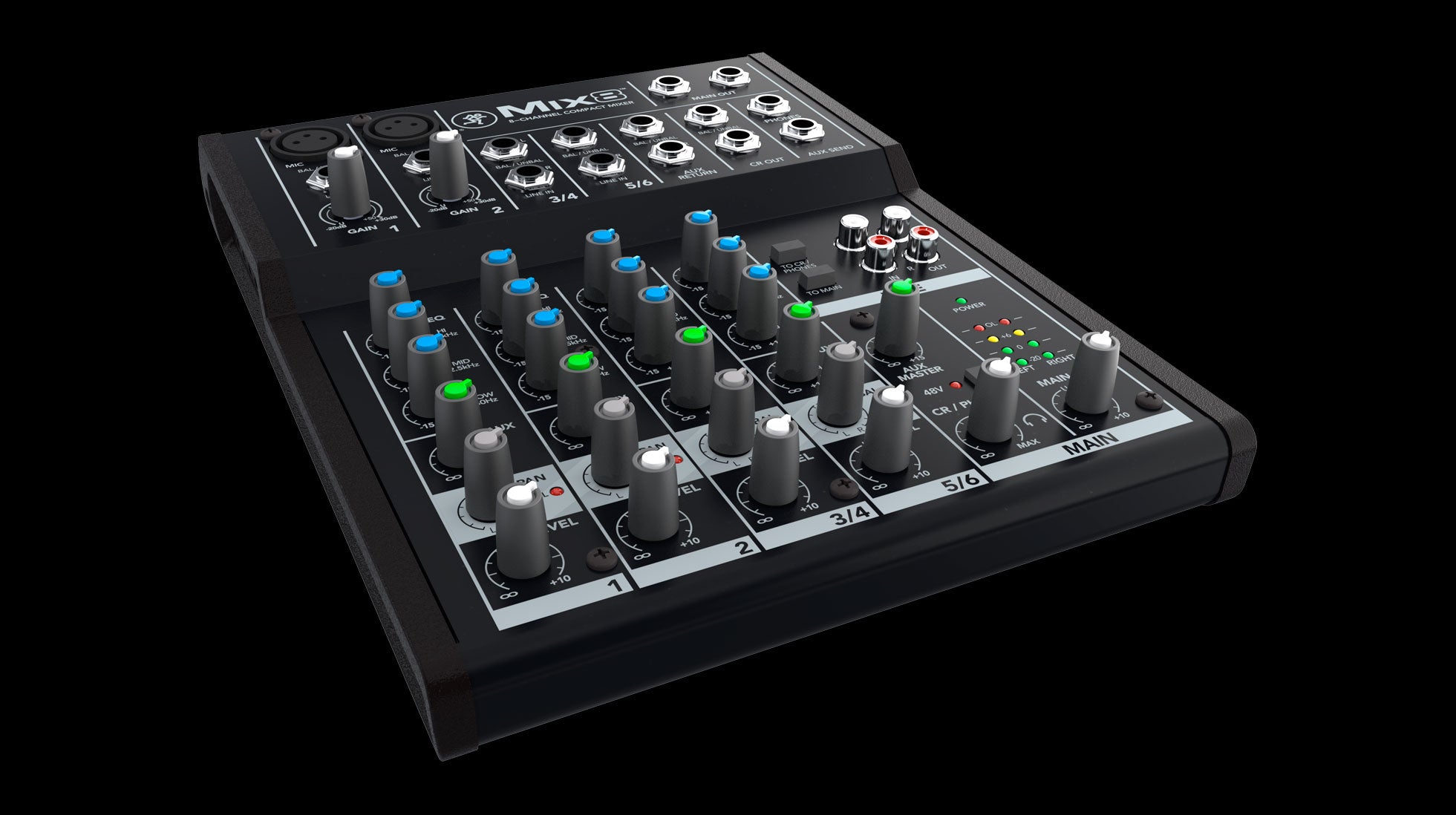 Mackie Mix Series Mix8 8-Channel Compact Mixer Mackie Mixer Mix