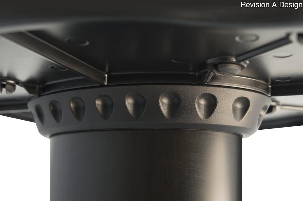 Ultimate Support MS-90/45B Professional Column Studio Monitor Stand - 45"/Black