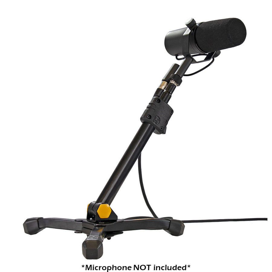 Hercules MS300B Low Profile Straight Microphone Stand with Tilt Base