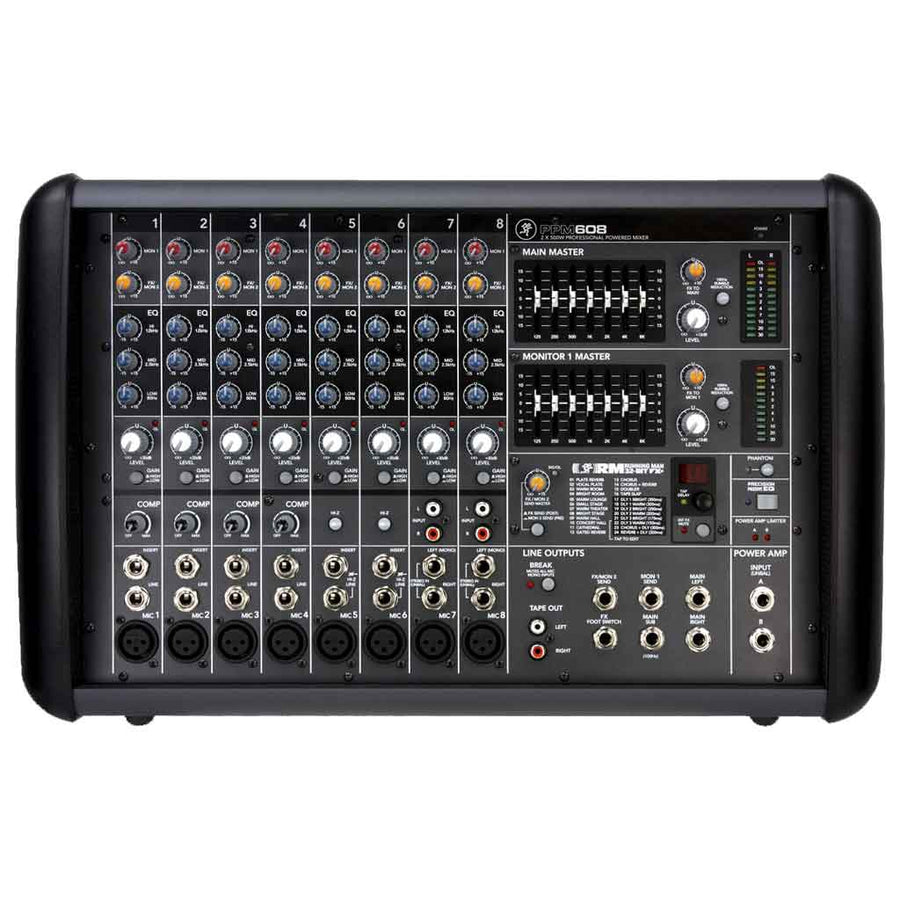 Mackie PPM608 8-Channel 1000 Watt Powered Mixer with Built-in Effects