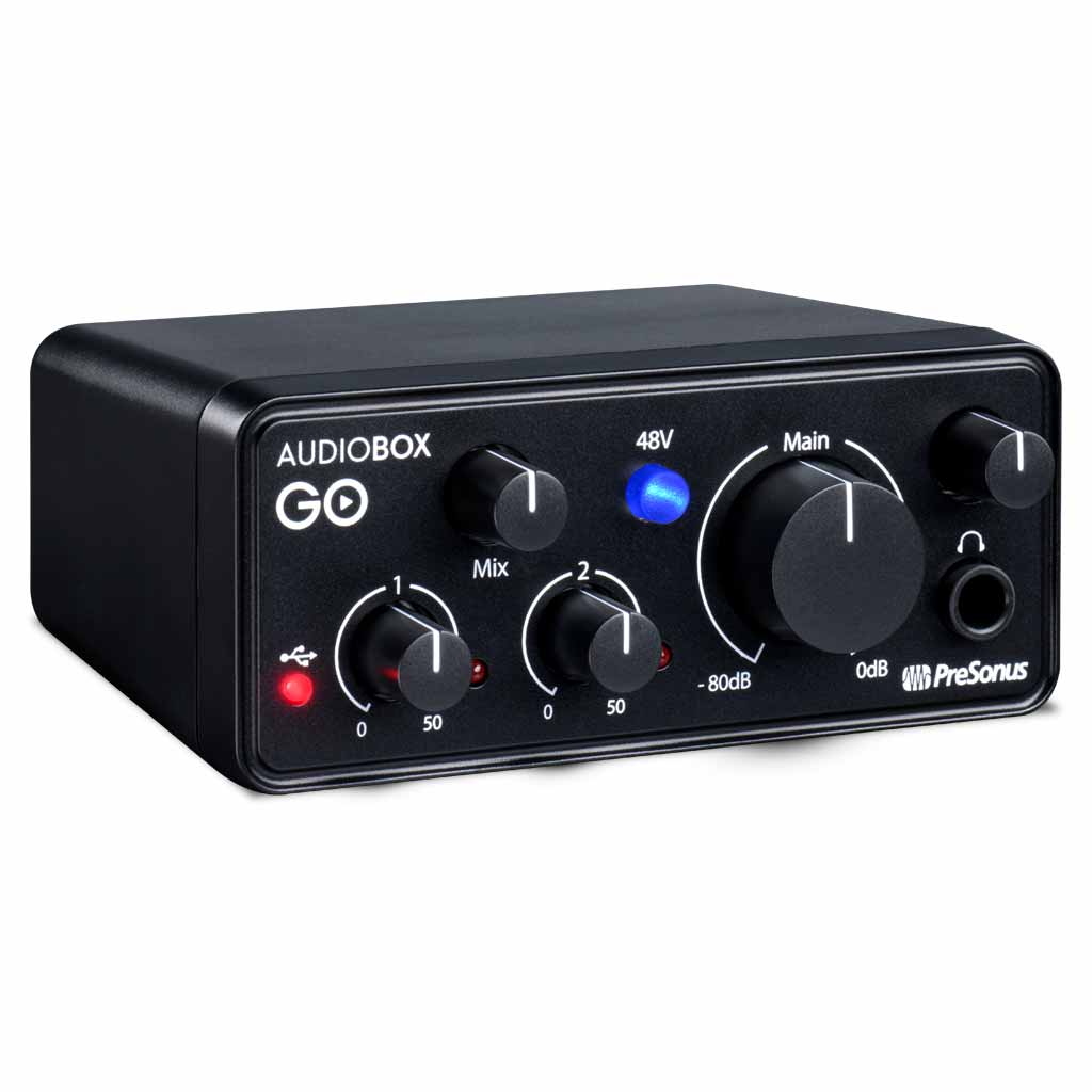 PreSonus AudioBox GO Portable Recording Interface