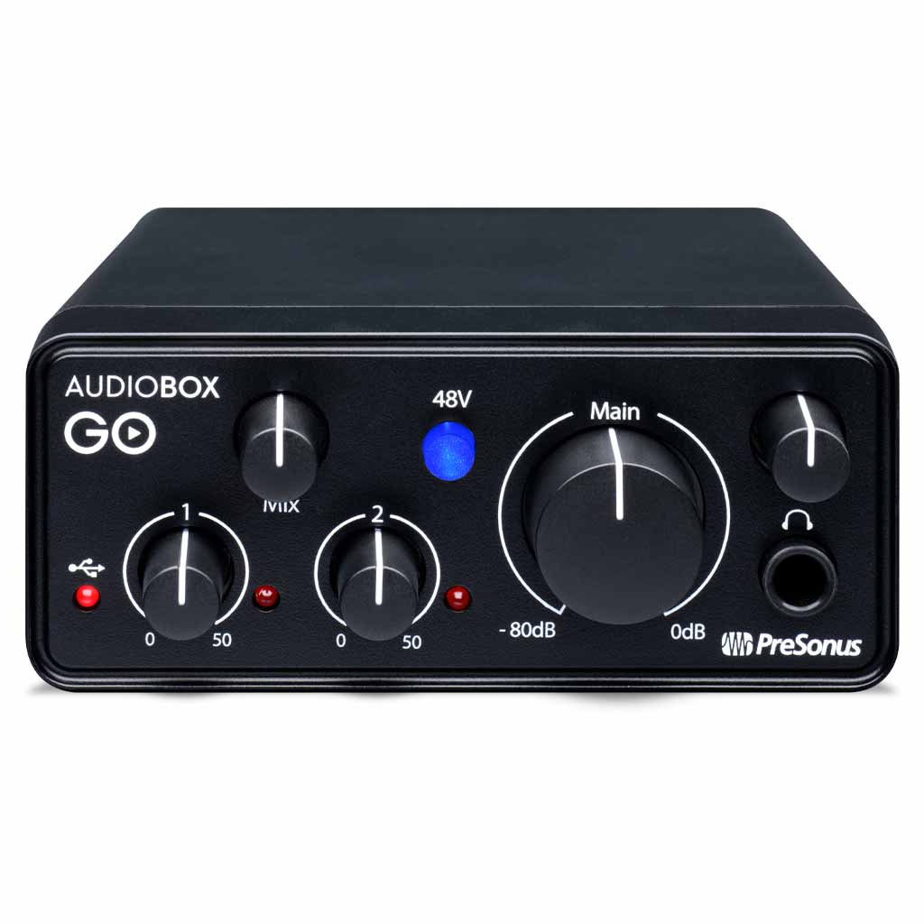 PreSonus AudioBox GO Portable Recording Interface