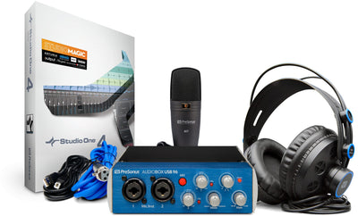 PreSonus AudioBox 96 Studio Recording Bundle Limited Edition Black