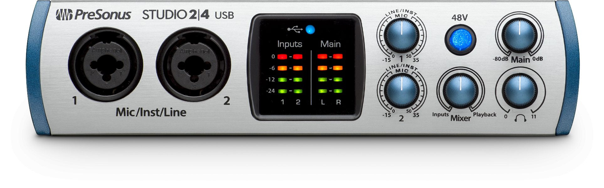 PreSonus 追加送料② PreSonus Studio 2|4 USB 2.0 Audio Interface PreSonus Recording