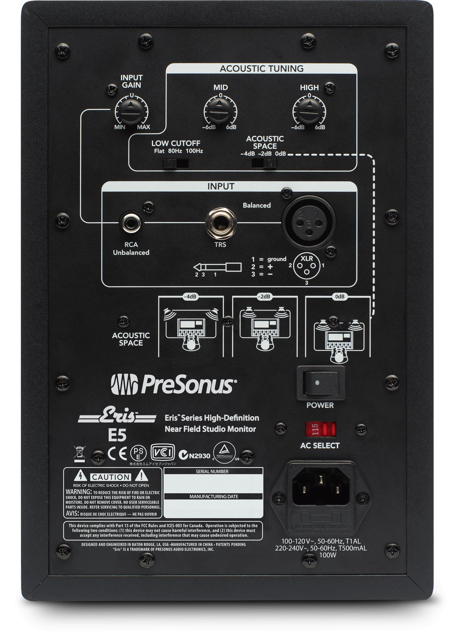 Presonus Eris E5 2-Way Active Studio Monitor