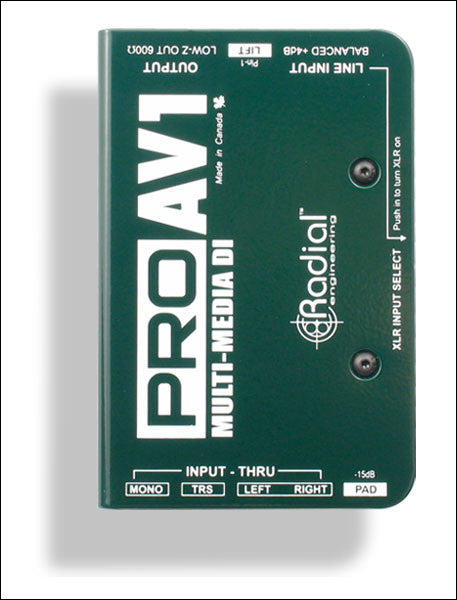 Radial Engineering ProAV1 Multimedia Direct Box