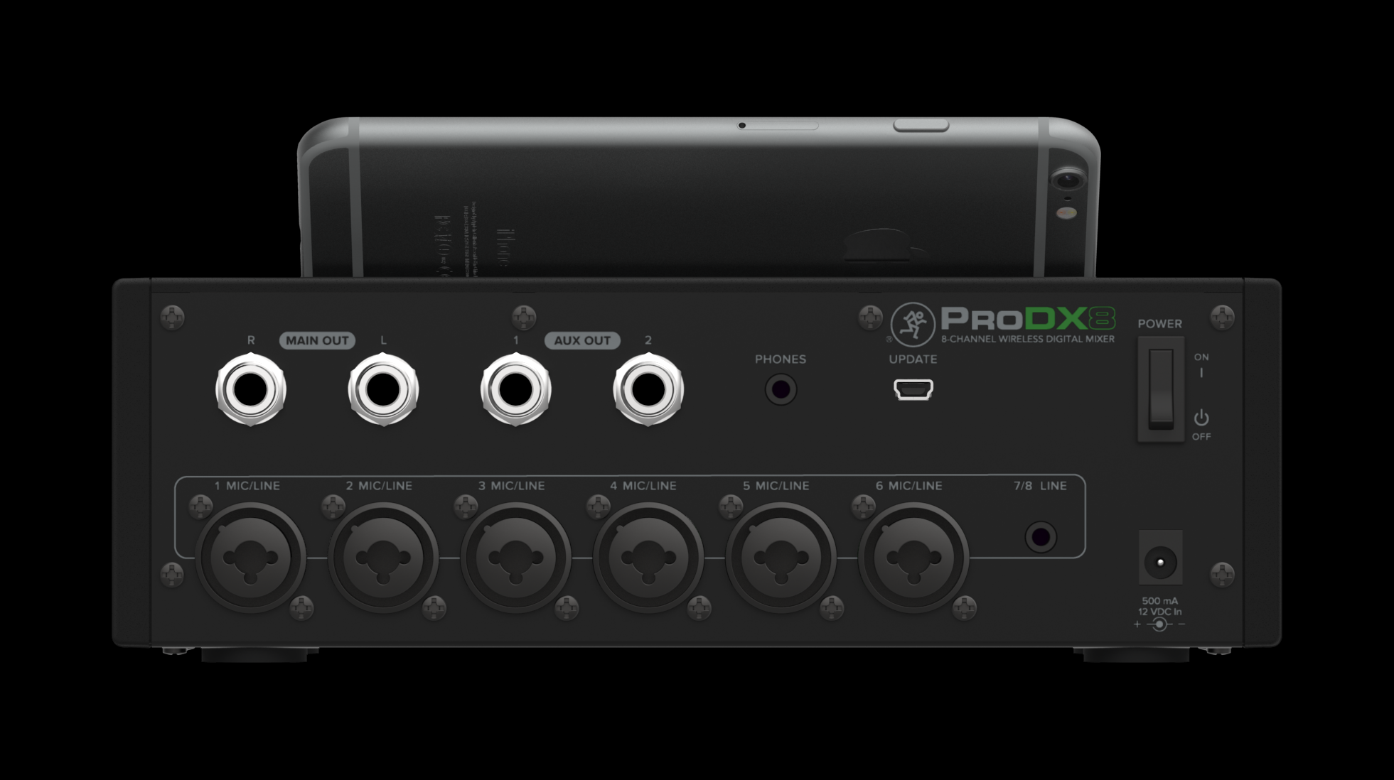 Mackie ProDX8 8 Channel Wireless Digital Mixer Mackie Mixer Mackie ProDX8 8 Channel Wireless Digital Mixer Mackie Mixer