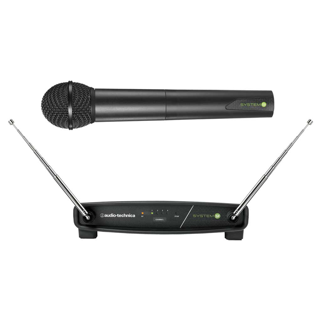 Audio-Technica System 9 VHF Dynamic Handheld Wireless Microphone System