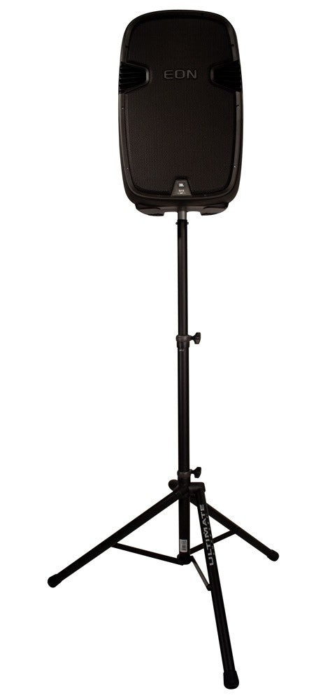 Ultimate Support TS-80B Tripod Speaker Stand with Integrated Speaker Adapter